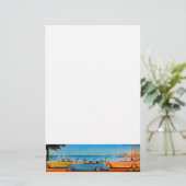 RETRO CARS - Auto-reparatie auto Briefpapier (Staand voorkant)