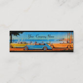 RETRO CARS - Auto-reparatie auto Mini Visitekaartje (Achterkant)