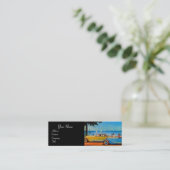 RETRO CARS - Auto-reparatie auto Mini Visitekaartje (Staand voorkant)