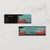 RETRO CARS - Auto-reparatie auto Mini Visitekaartje (Voorkant / Achterkant)