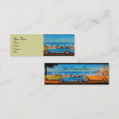 RETRO CARS - Auto-reparatie auto Mini Visitekaartje (Voorkant / Achterkant)