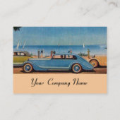 RETRO CARS - Auto-reparatie auto Visitekaartje (Achterkant)