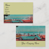 RETRO CARS - Auto-reparatie auto Visitekaartje (Voorkant / Achterkant)