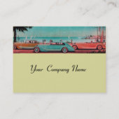 RETRO CARS - Auto-reparatie auto Visitekaartje (Achterkant)