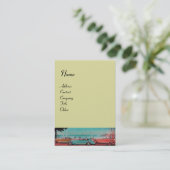 RETRO CARS - Auto-reparatie auto Visitekaartje (Staand voorkant)