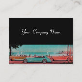 RETRO CARS - Auto-reparatie auto Visitekaartje (Achterkant)