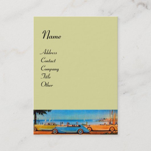 RETRO CARS - Auto-reparatie auto Visitekaartje (Voorkant)