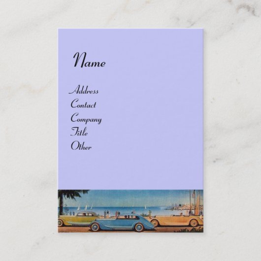 RETRO CARS - Auto-reparatie auto Visitekaartje (Voorkant)