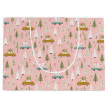 Retro Cars Pink-kerstboombos