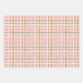 Retro Cars roze kerstboombomen Inpakpapier Vel (Voorkant 2)