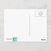 Retro Cartoon Cocktail Party Briefkaart (Achterkant)