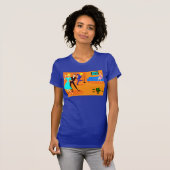 Retro Cartoon Cocktail Party T-Shirt (Voorkant volledig)
