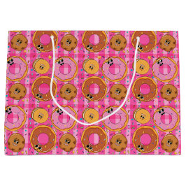 Retro Cartoon Donuts en Snoepjes Groot Cadeauzakje