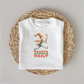 Retro cartoon elf  ironic wishes t-shirt