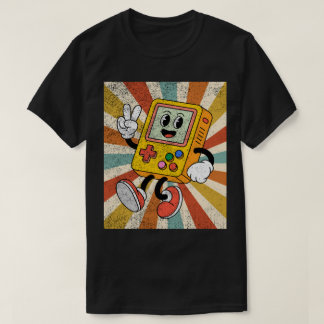 Retro Cartoon Handheld Gamer Console T-shirt