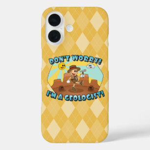 Retro Cartoon - Maak je geen zorgen; ik ben een ge iPhone 16 Hoesje