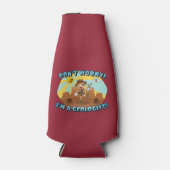 Retro Cartoon - Maak je geen zorgen; ik ben een ge Flesjeskoeler (Voorkant)