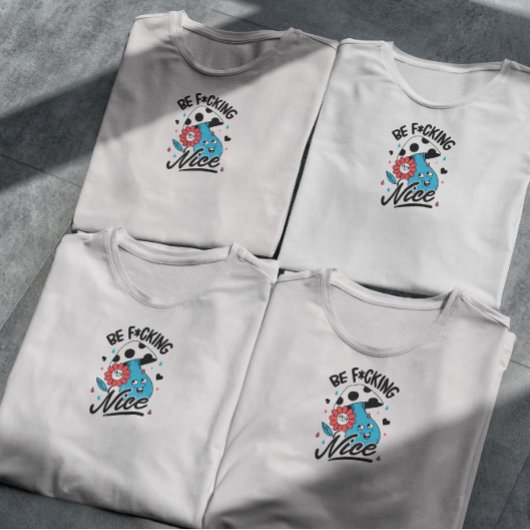 Retro Cartoon Natuur Antisociale T-shirt
