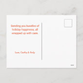 Retro Cartoon Postman Briefkaart (Achterkant)