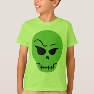 Retro Cartoon schedel T-shirt