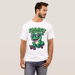 Retro Cartoon Skater Shirt