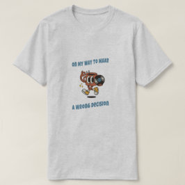 Retro Cartoon Verkeerde Beslissingen Aesthetic T-s T-shirt