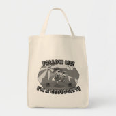 Retro Cartoon - Volg mij! Ik ben een geoloog! Tote Bag (Voorkant)