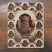 Retro Carved Coconut Monkey Bank Legpuzzel