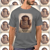 Retro Carved Coconut Monkey Bank T-shirt