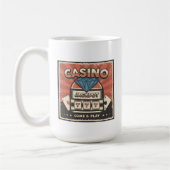 retro Casino gokliefhebbers Koffie Mok (Links)