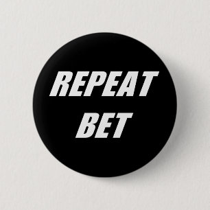 Retro Casino Slot Style Herhaal Weddenschap Ronde Button 5,7 Cm