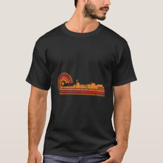 Retro Casper Cityscape Casper Wy Skyline T-shirt