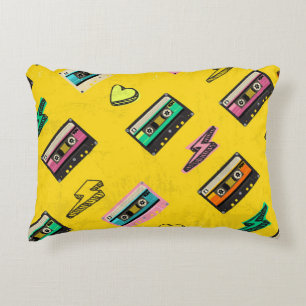 Retro Cassette: 80's Love Party Design Accent Kussen