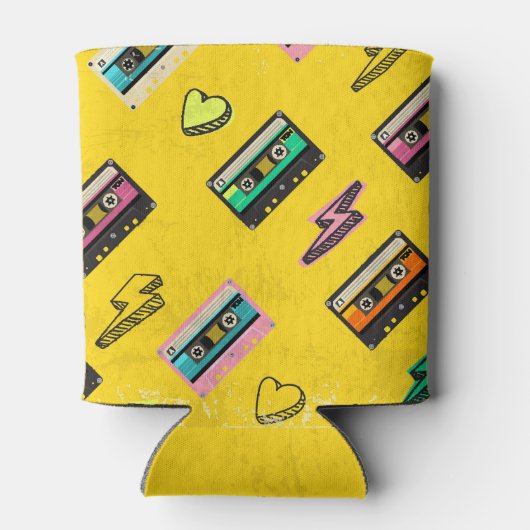 Retro Cassette: 80's Love Party Design Blikjeskoeler (Achterkant)