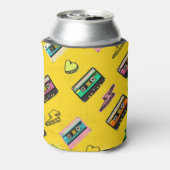 Retro Cassette: 80's Love Party Design Blikjeskoeler (Blikje Achterkant)
