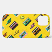 Retro Cassette: 80's Love Party Design Case-Mate iPhone Case (Achterkant (horizontaal))