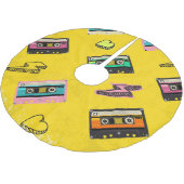 Retro Cassette: 80's Love Party Design Kerstboom Rok (Gekanteld)