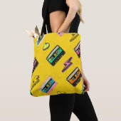 Retro Cassette: 80's Love Party Design Tote Bag (Dichtbij)