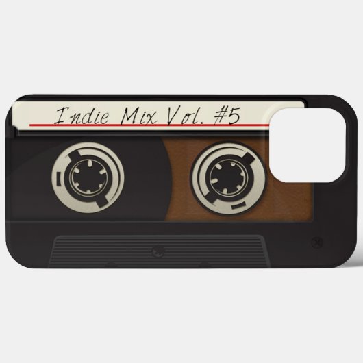 Retro  cassette Case-Mate iPhone case (Achterkant (horizontaal))