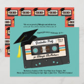 Retro Cassette, gemengde tapegraduPartij Kaart (Voorkant / Achterkant)