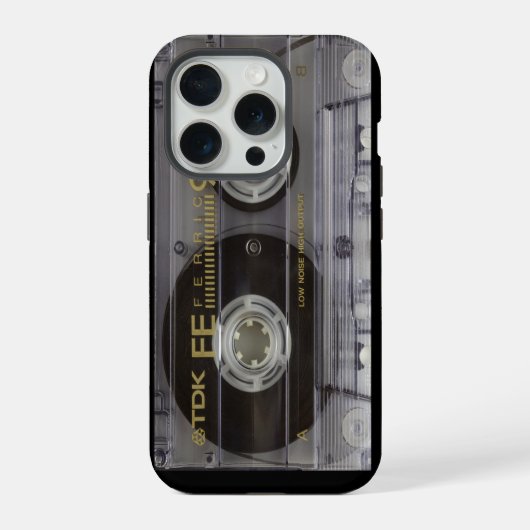 Retro Cassette iPhone Hoesje (Achterkant)