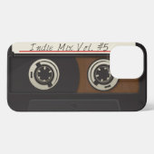 Retro cassette iPhone hoesje (Achterkant horizontaal)