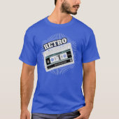 Retro Cassette Mix-tape T-shirt (Voorkant)
