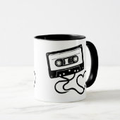 Retro Cassette Mok – Een slokje nostalgie (Voorkant rechts)