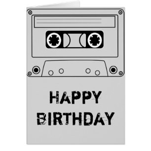 Retro cassette muziek