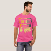 Retro Cassette Muzikant 90s Hip Hop Muziek Cassett T-shirt (Voorkant volledig)