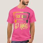 Retro Cassette Muzikant 90s Hip Hop Muziek Cassett T-shirt (Voorkant)