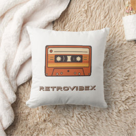 Retro Cassette Pillow – Muziekdecor Kussen