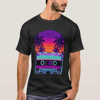 Retro Cassette Sunset T-shirt
