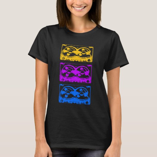 Retro Cassette T-shirt (Voorkant)